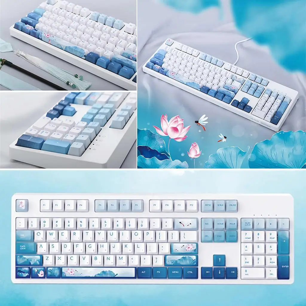 Mechanical Gaming Keyboard 104 Key USB Switches Keyboard for Windows PC Gamers