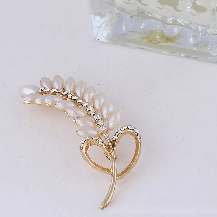 3 Pcs/bag High Quality Personality Imitation Pearl Small Particles Exquisite Simple Women Brooch DIY Clothing Scarf Decoration