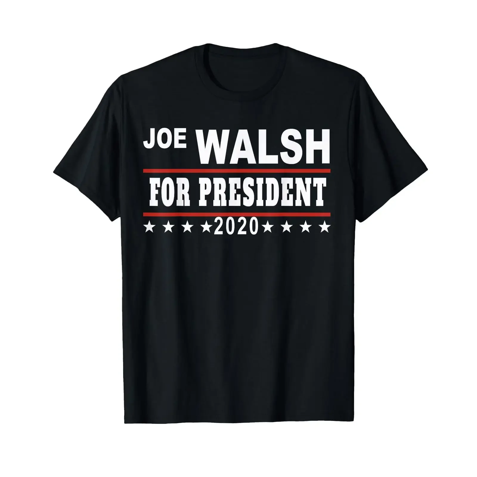 Joe Walsh for President in 2020 T Shirt vintage Washed Unisex Soft designer clothes Breathable fashion Stretched Comfortable