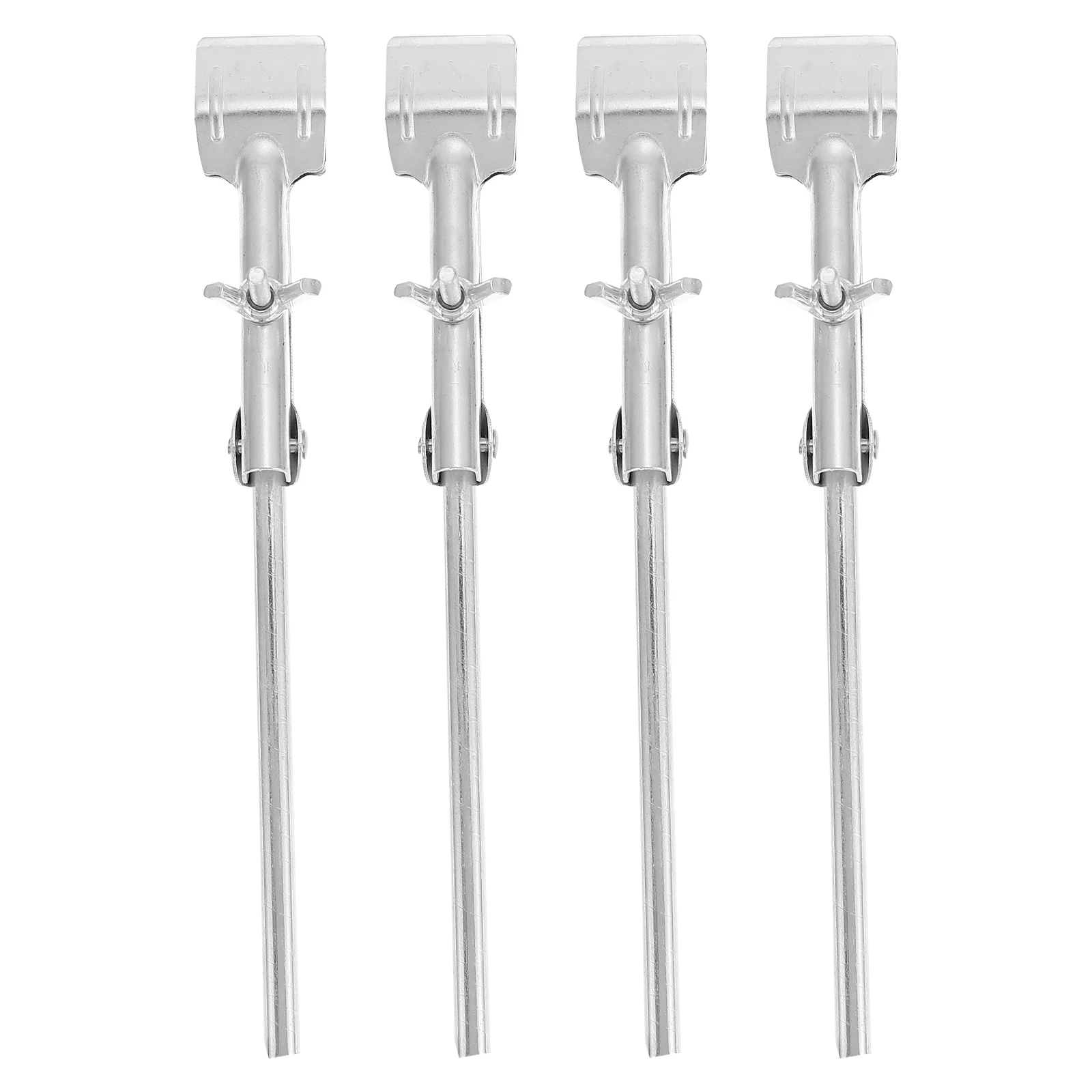 

4 Pcs Flask Test Tube Clamp Laboratory Supplies Clip Iron Stand Experiment Equipment Silver Condenser Pipe