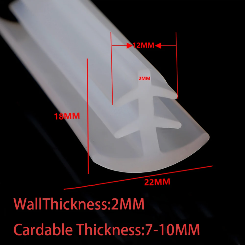 1-8M T-Shaped Sealing Strip Oven Cabinet Door High Temperature Resistant Silicone Strip Waterproof Dustproof And Anti-Collision