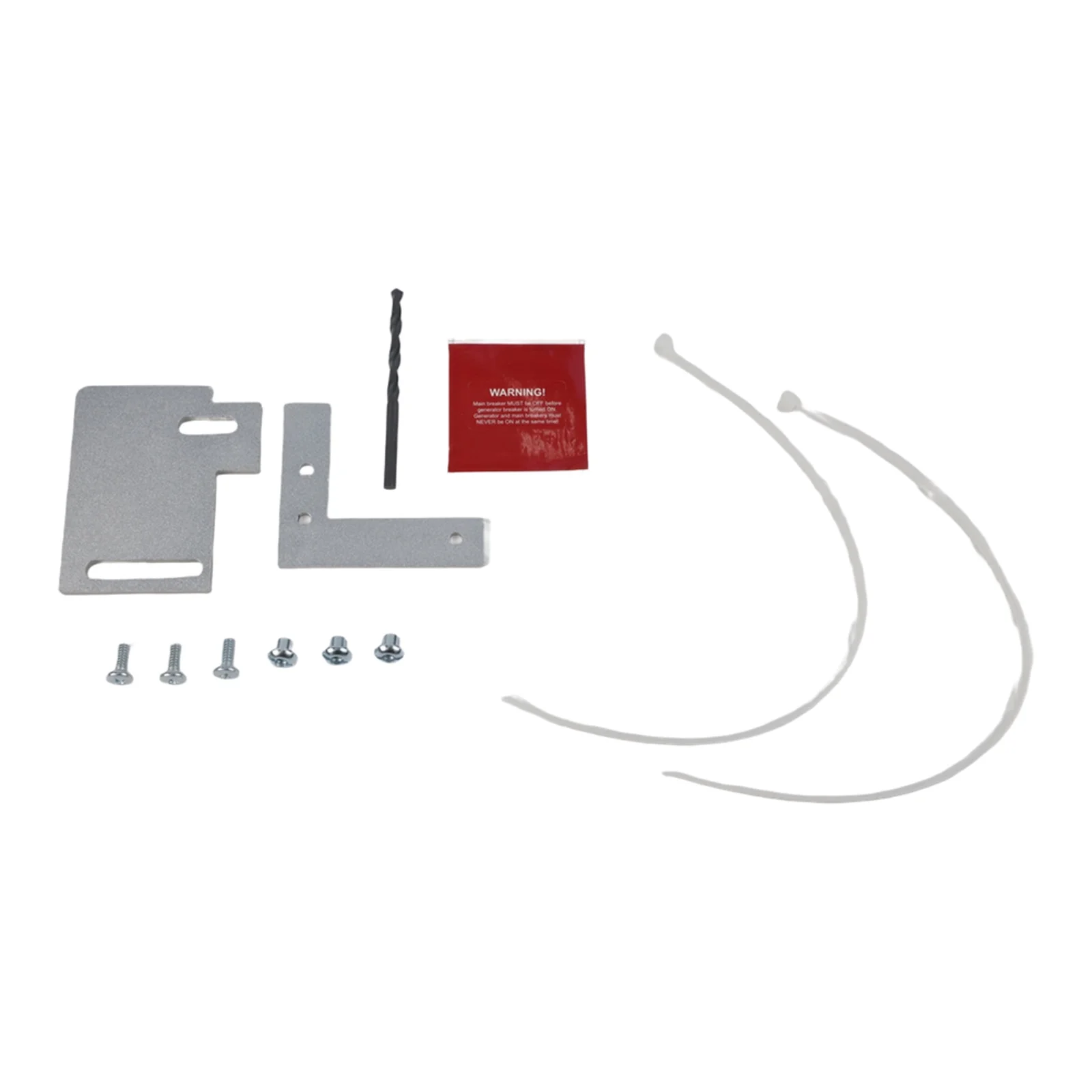 Easy Installation Kit Generator Interlock Kit 1-1 2 Inches Spacing Generator Interlock Kit Interlocking Mechanism Safety Labels