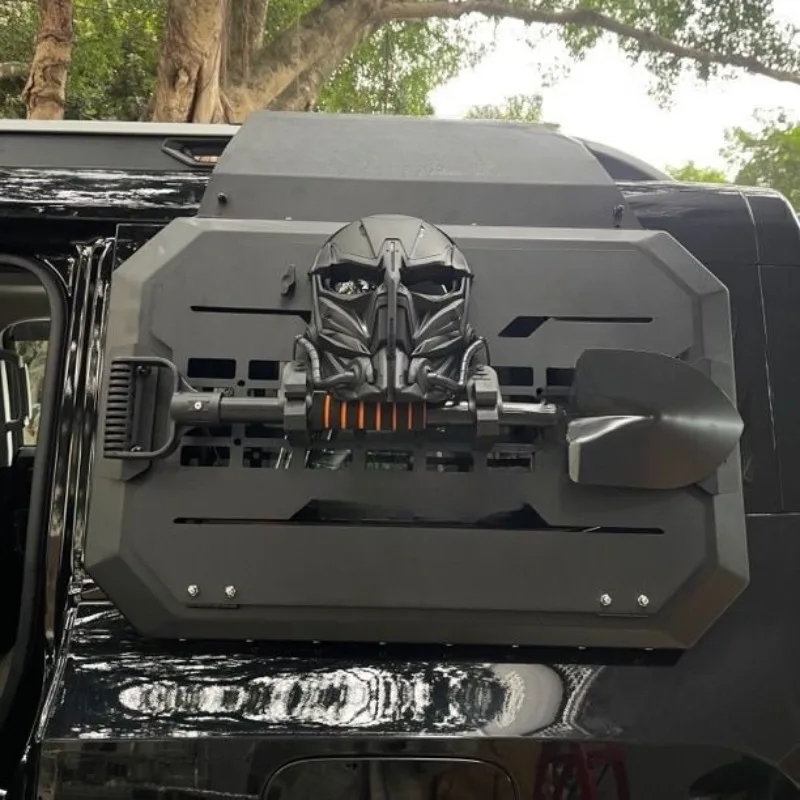 Side window schoolbag suitable for car modification Modified side rear window off-road plus device rack