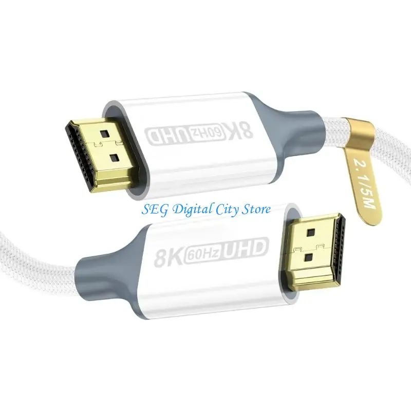 

U75B 1/2/3/5/7m Fast Speed 2.1 Cable Cord 8K 60Hz Gold Plated Connector
