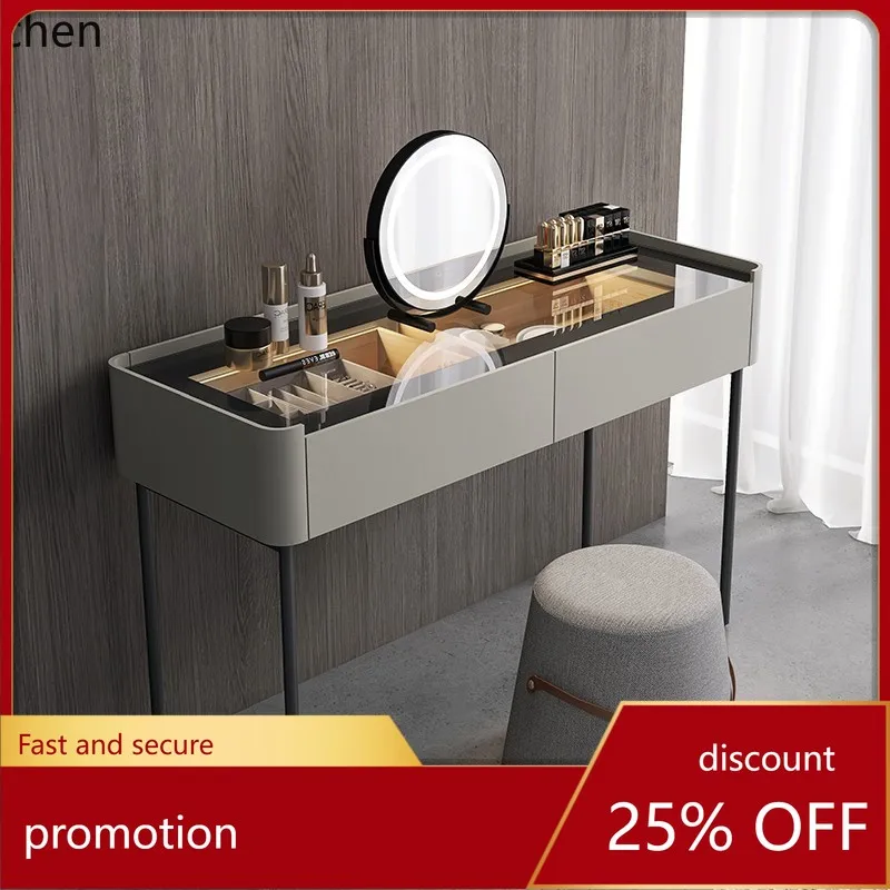 

CZ Dressing Table Modern Simple Small Apartment Bedroom High-End Storage Chest of Drawers Integrated
