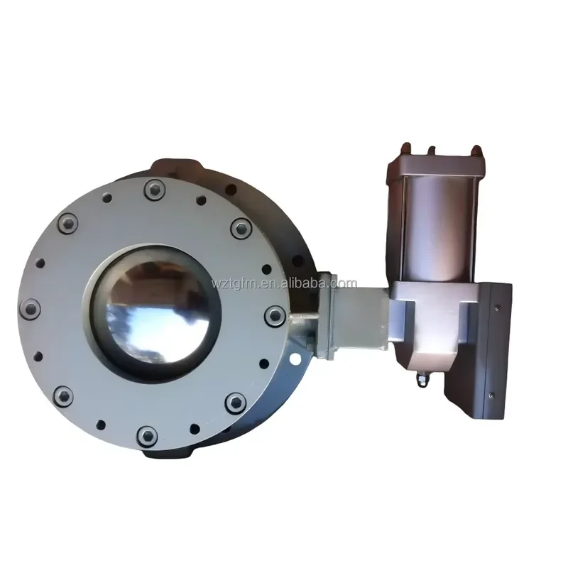 Pneumatic Dome Valve Carbon Steel Inflatable Hopper Pump Feed Valve