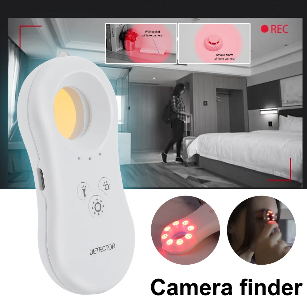 Multi-Function Mini Wireless Camera Device Finder GSM Signal Detector Anti-Candid Privacy Security Protect Vibration Alarm