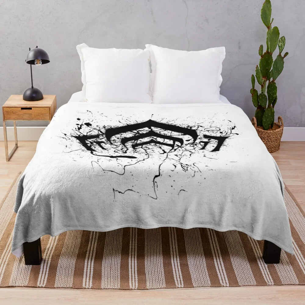 warframe logo Throw Blanket Soft Blanket Sleeping Bag Blanket throw blanket for sofa Blankets For Bed