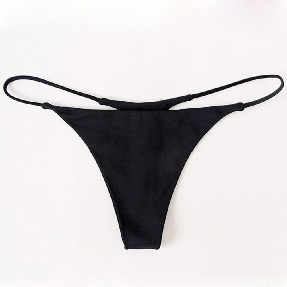 ผู้หญิงเซ็กซี่บาง Strappy Low Rise S-XL Cotton G Strings Thongs ชุดชั้นใน