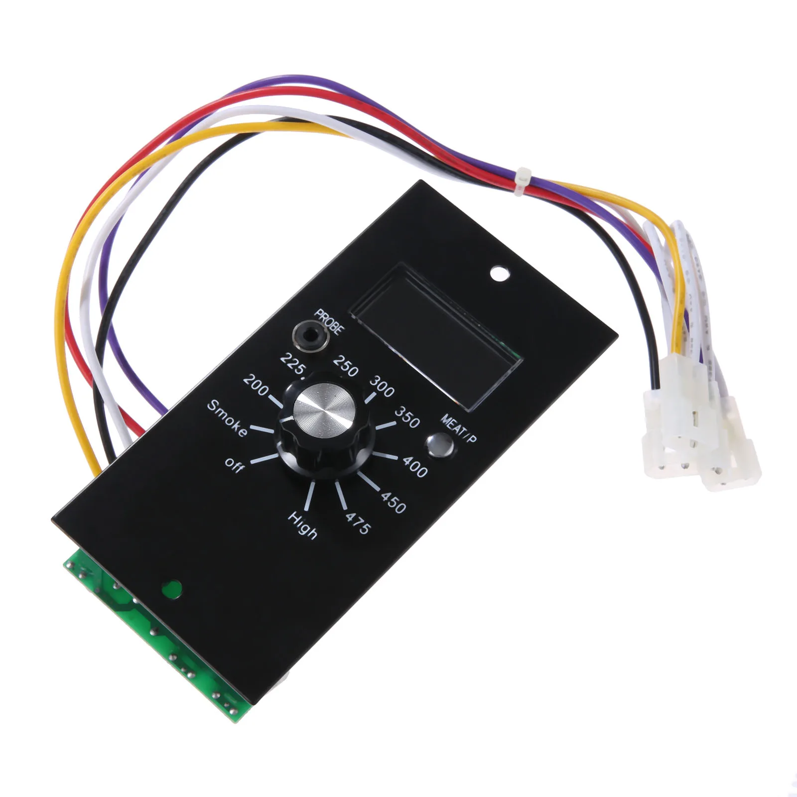 BBQ Digital Thermostat Control Board LED Display Temperature Read with Meat Probe Hole BP-P3-V2 120V fit Pit Boss Pellet Grill