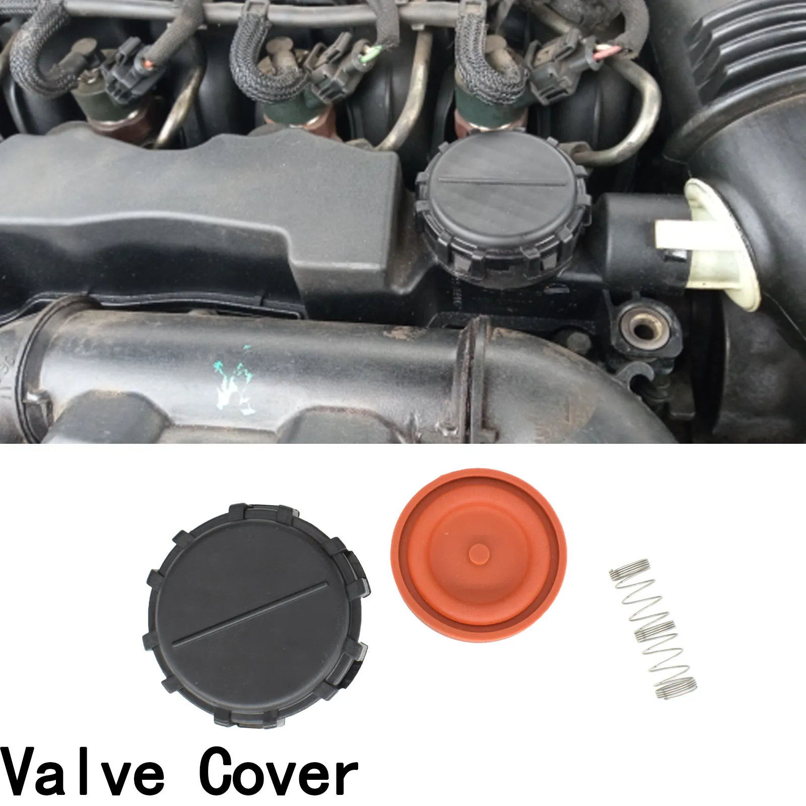 PCV Valve Cover Gasket 0248.L1 For Peugeot 206 207 307 308 Citroen 1.6 HDI Berlingo C2 C3 C4 C5 Xsara Engine Rocker Cover 0248L1