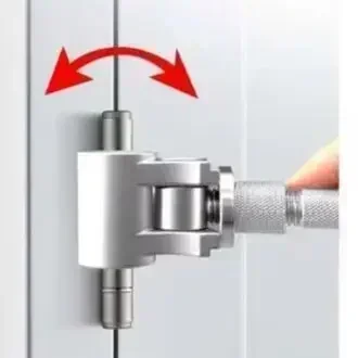 Door Hinge Gap Adjusting Wrench Heavy Duty Rolled Steel Jig Tool For Precise Alignment And Fixing Sagging Misaligned Doors