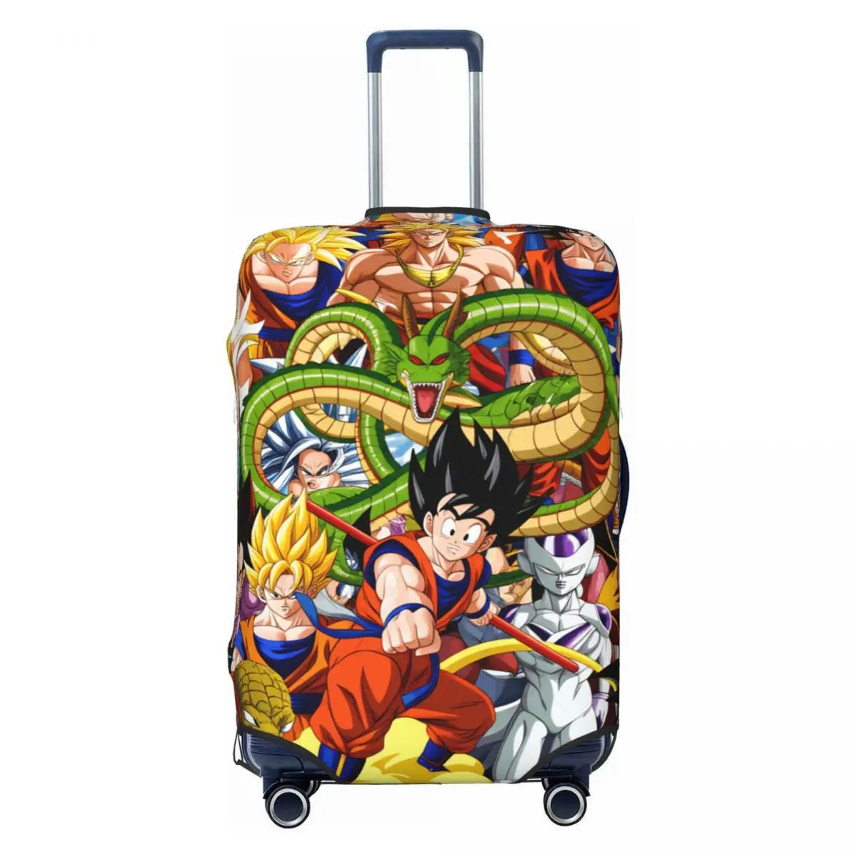 Custom D-Dragon B-Ball Z Gokus Luggage Cover Funny Action Combat