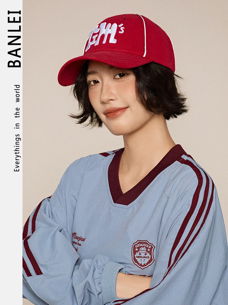 Baseball cap female American retro new soft top couple sunshade cap male