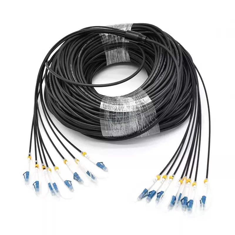 Imagem -05 - Tpu Blindado Cabo de Fibra Óptica Singlemode Patch Cord Impermeável Lc-lc com Pcd235 Reel e Capa Protetora Núcleos 100m