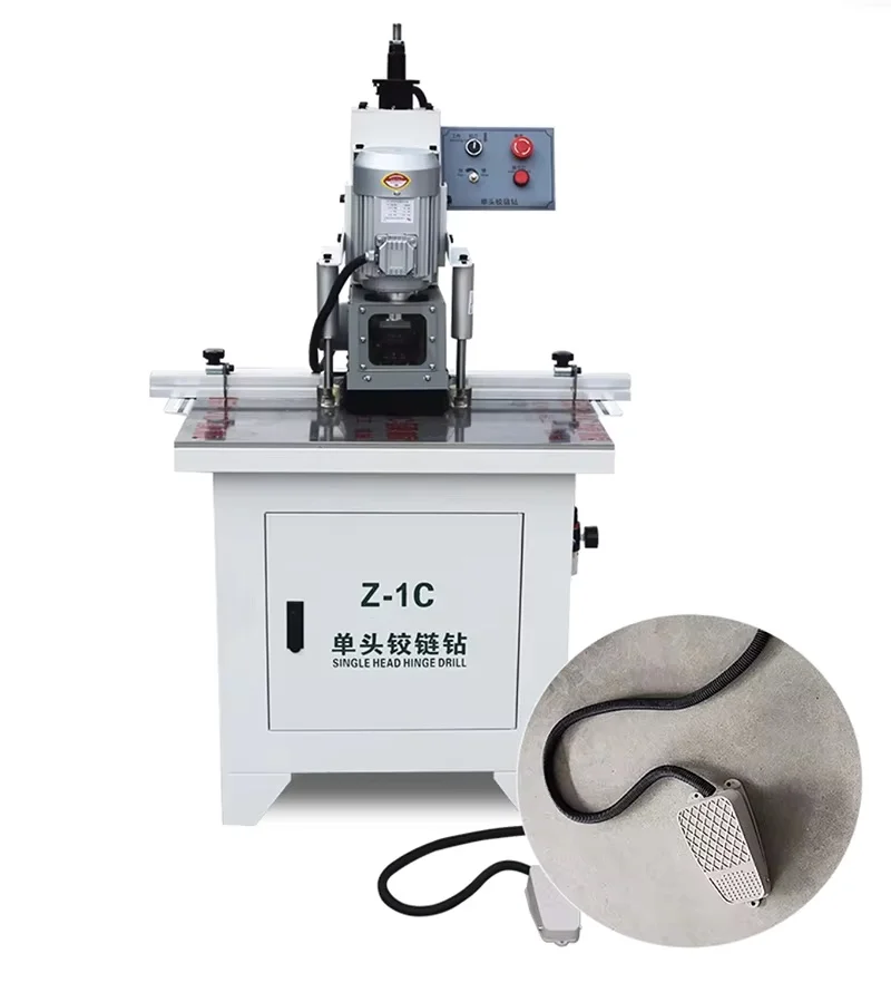 

Z1-C model Single head heavy-duty dust-free hinge drilling and woodworking drilling machine, hinge punching machine