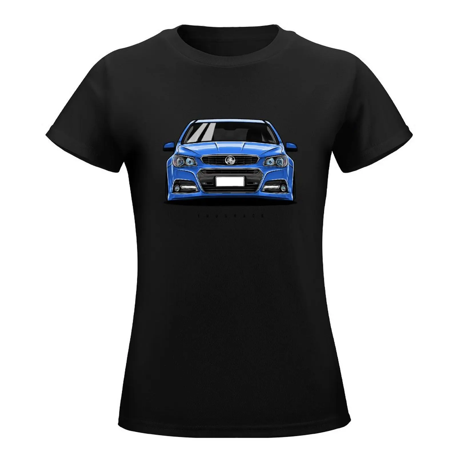 holden commodore ss car art T-Shirt female summer clothes animal print Womens clothing