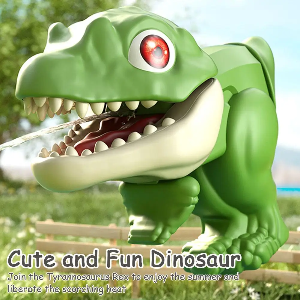 Dinosaur Water Gun Summer Boy Outdoor Cartoon Children's Animal Can Open Its Mouth To Spray Water For Water Fight Summer Wa E0R5