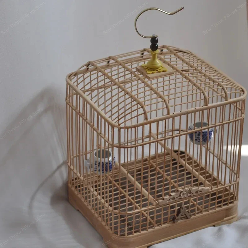 Outdoors Luxury Wooden Bird Cages Budgie Park Carrier Large Bird Cages Canary Voladera Para Pajaros Jaulas Pet Products WZ50BC