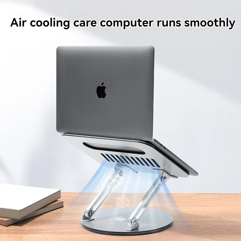 Складной кронштейн для планшета, вращающийся на 360 градусов портативный кронштейн для ноутбука, полый рассеиватель тепла, регулируемые по высоте аксессуары