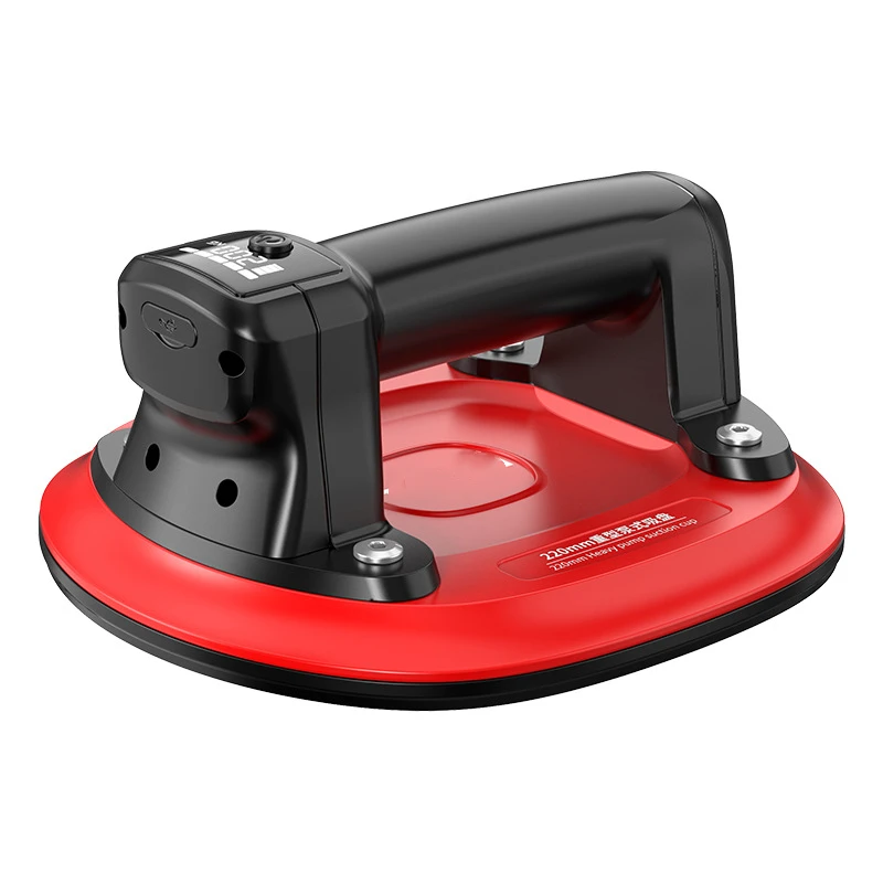 Intelligent Digital Display High-Power Electric Suction Cup One-Click Start Vacuum Air Pump Force 200KG Glass Tile Suction Cup