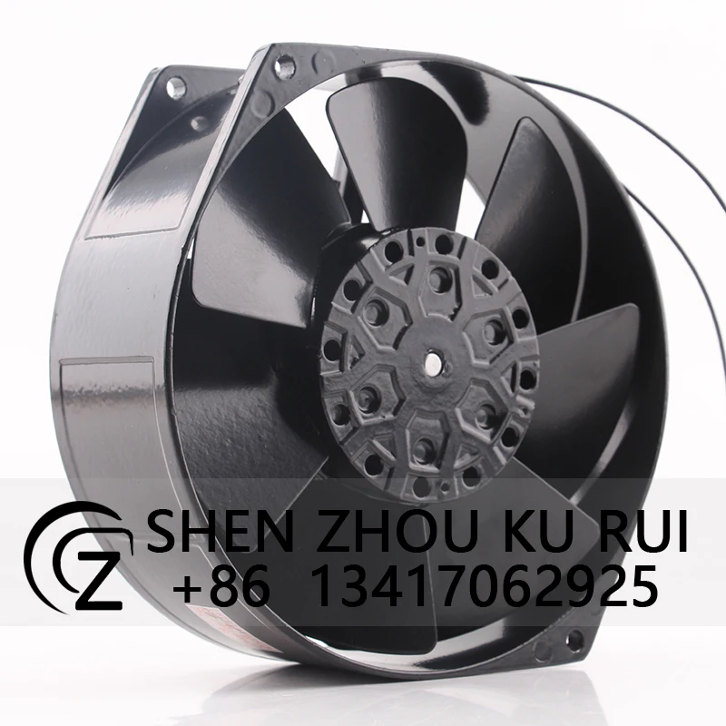 Dual Ball Bearing Case Fan, todo em metal, resistente a alta temperatura, ventilador de refrigeração, 2 fios, apto para UT675D-TP, Royal, 175x150x55mm, 220V, 43 W, 40W