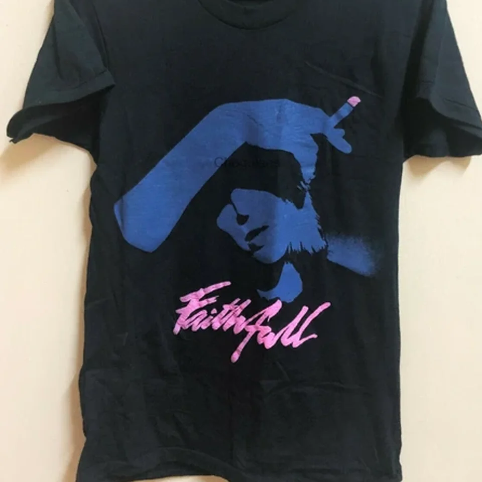 Marianne Faithfull smoking retro T-shirt black Unisex S-5Xl Te9845