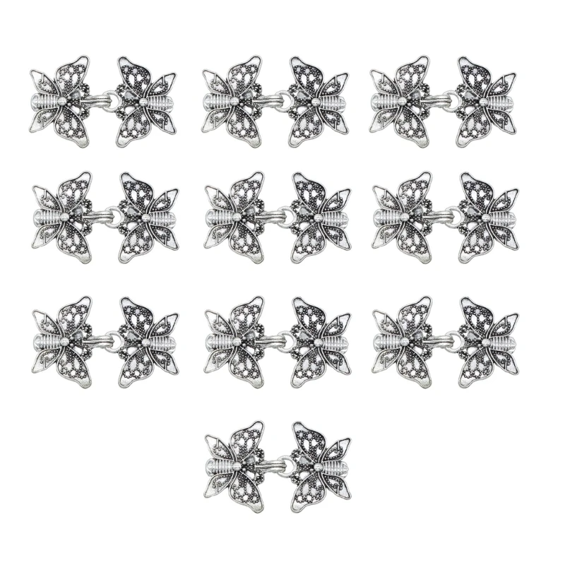 

Butterfly Pattern Shirt Dress Clips Retro Collar Brooches Clasp for Ladies Fashion Accessories Y166