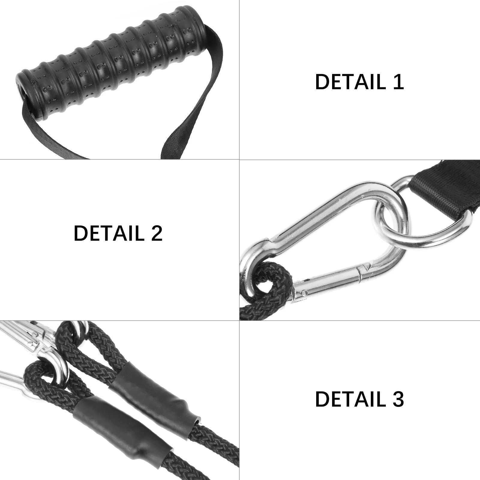 

Fitness Rope Pulley Cable System Gym Accessories Tricep Pulldown Attachment Muscles Exercise Shaping Easy Install Durable Safe