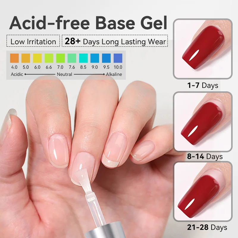 BORN PRETTY 10ml Base Gel Super Top Coat Water Drop Top Coat für Maniküre-Werkzeuge, ablösbarer UV-LED-Nagellack, Funktionsgel für den Salon – Detail 5