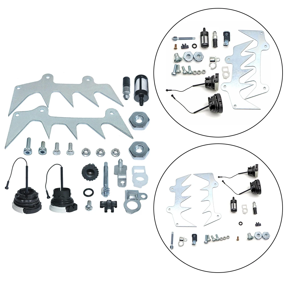 جديد العملي سبايك قطع الكلب سلسلة الضابط مجموعة أجزاء فلتر الزيت استبدال بالمنشار مرشح الوقود بار الجوز كيت