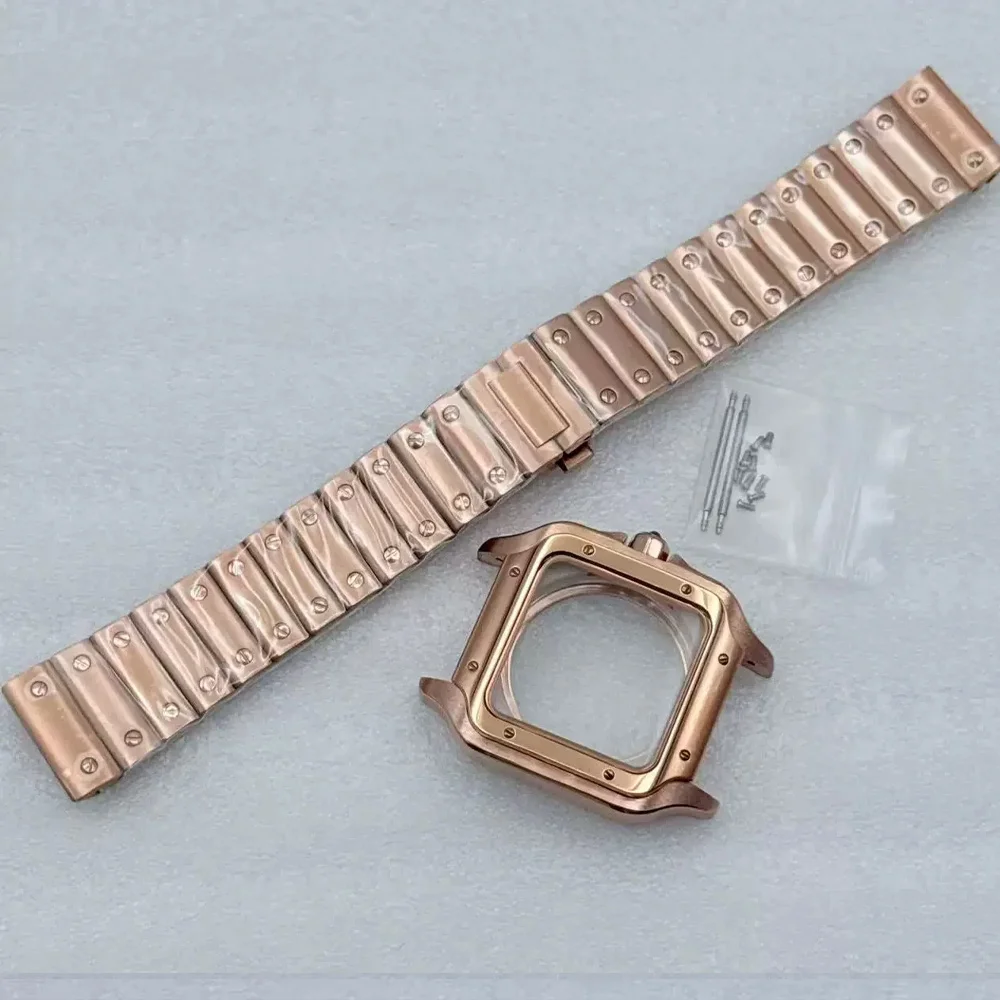 

Mod 38mm NH35 Santo Watch Case and Bracelet Kit nh35 Watch Case Fit For 7S26 NH35 NH36 Movement Transparent Back Cover Case Band