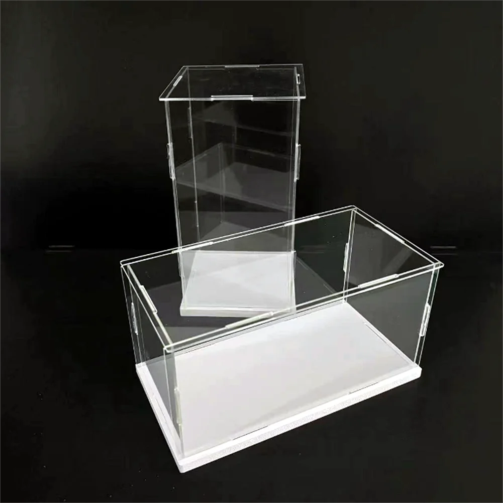 Dustproof Transparent Acrylic Display Stand Box Storage Protection Display Cabinet Suitable for Dolls/toys/collectibles 37sizes