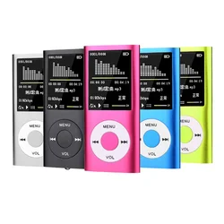 1.8-inch Mp3 Player Music Playing With Fm Radio Video Ebook Player Rechargeable Battery