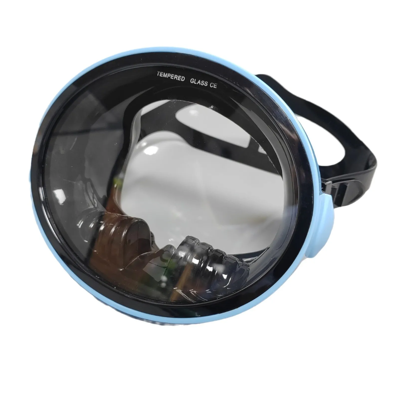 QYQ occhiali da immersione lenti in vetro HD occhiali da pesca maschera da snorkeling regolabile occhiali da pescatore