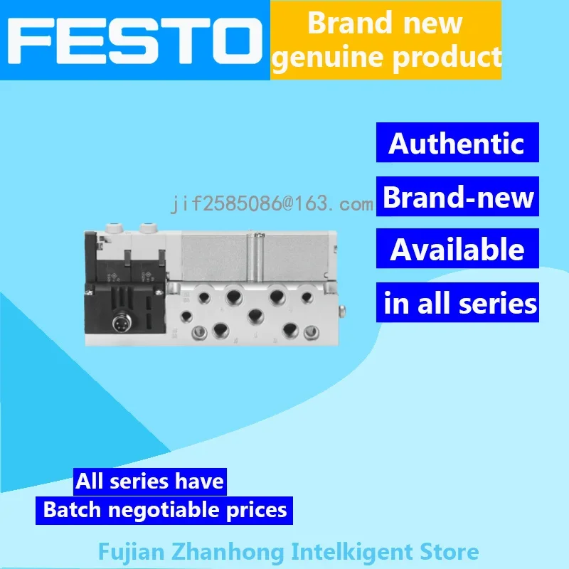 FESTO 533392   VMPA1-M1H-H-S-M7-PI, 8023543   VMPA14-M1H-M-G1/8-PI Original genuíno, disponível em todas as séries, preço negociável