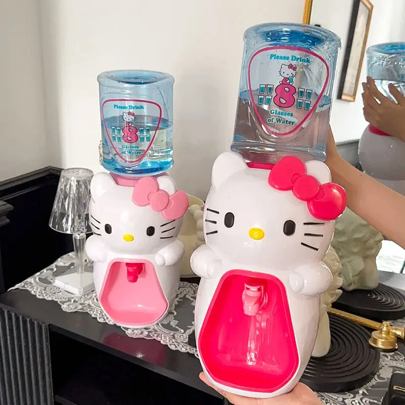 Kawaii Sanrio My Melody Mini Water Dispenser Desktop Birthday Gift for Home Dorm Office Cute Anime Cartoon Holiday Toys view 6