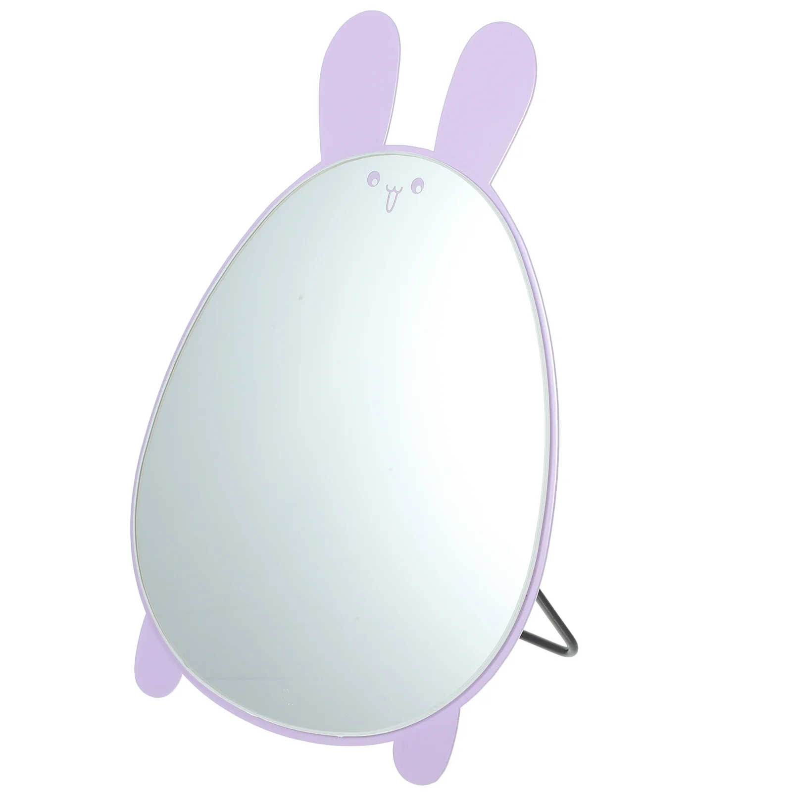 Specchio cosmetico pieghevole da tavolo per trucco da tavolo Comò compatto carino Specchio per bambini in vetro Minkissy