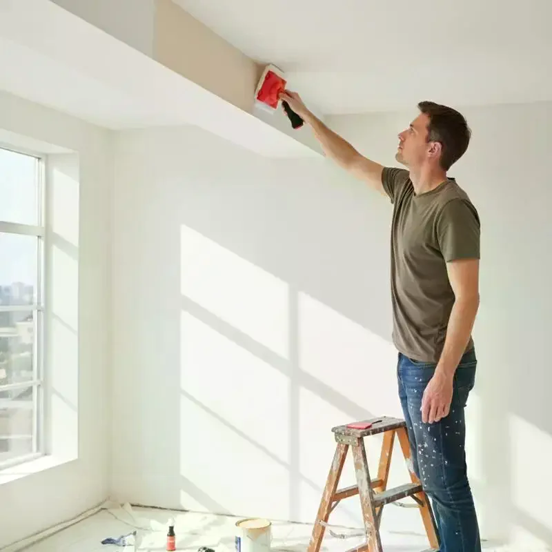 Latex Paint Edger Brush Professional Wall Ceiling Corner Trimmer Tool for Easy Paint Application