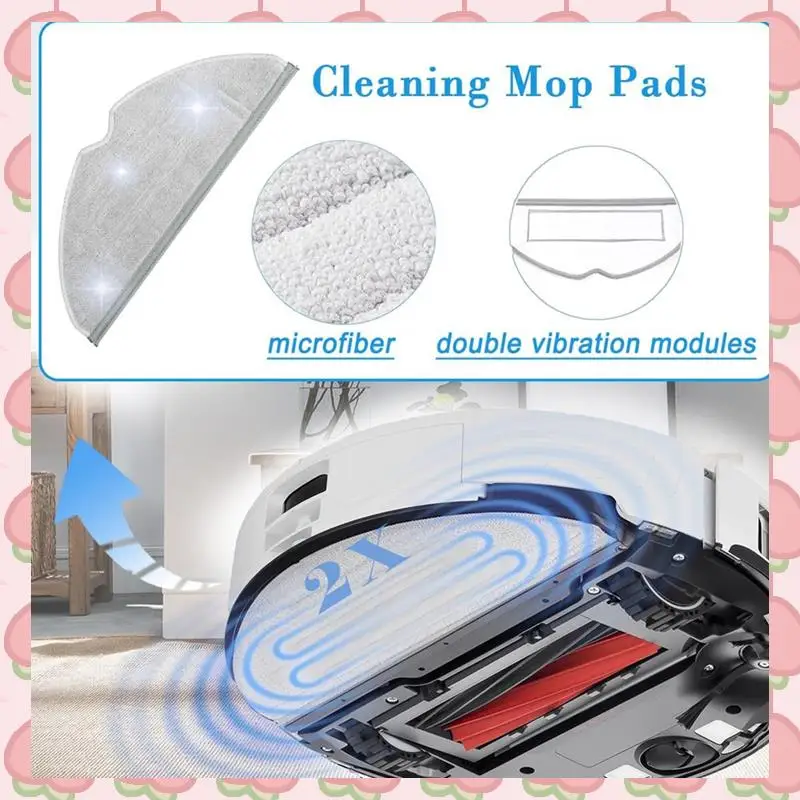 N18R Części zamienne i akcesoria do Roborock S8 / S8 Plus / S8 Pro Ultra: szczotka główna, szczotki boczne, filtr HEPA, mop, worek na kurz