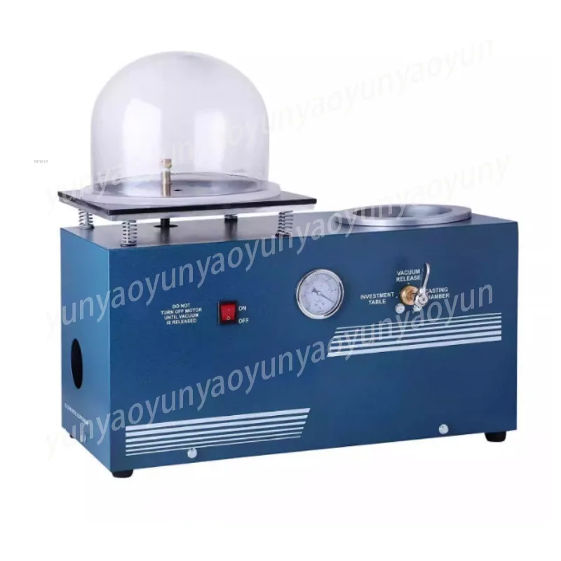 2L Small Siamese Casting Vacuum Cable Suction Machine/Casting Jewelry Gypsum Die Casting Equipment Machine