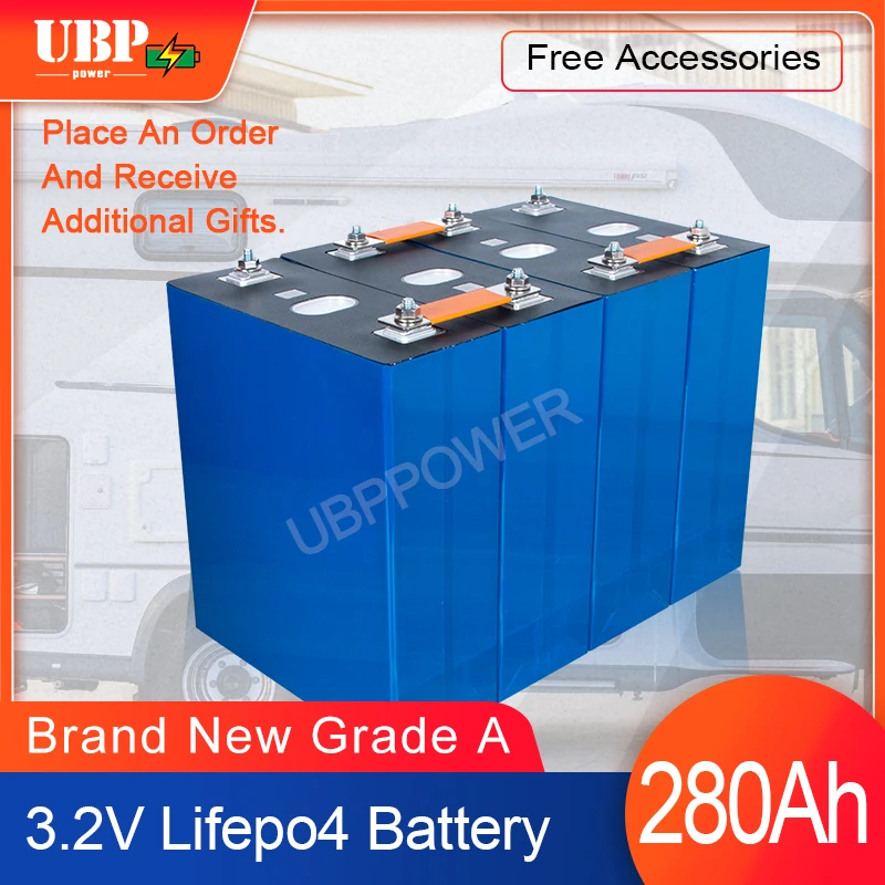 

UBPPOWER Lithium Battery Lifepo4 Cell Lifepo Batterie Rechargeable Bateria De Litio 100Ah 200Ah 280Ah 320Ah 400Ah 12V 24V 48V