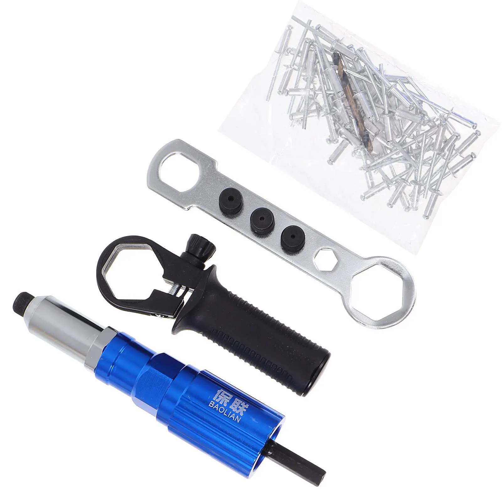 1Set Electric Rivet Adapter Accessory Durable Riveter Connector Easy Installation High Strength Rivet Adapter