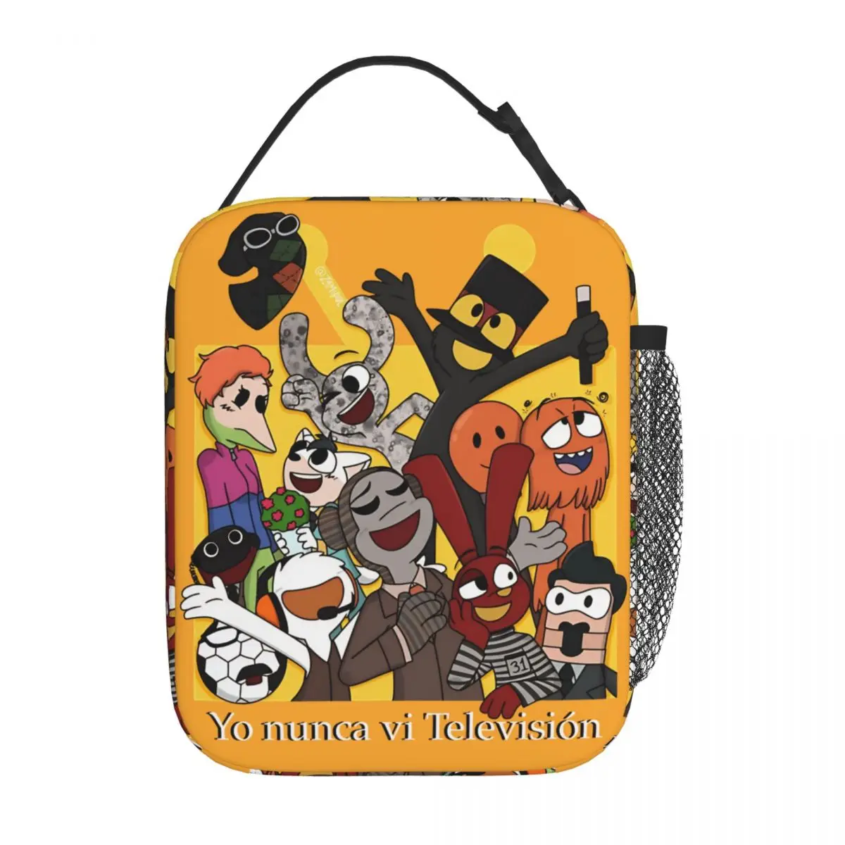 لم أشاهد أبدًا أكياس الغداء المعزولة للتلفزيون كبيرة 31 دقيقة كوميديا قابلة لإعادة الاستخدام حقيبة للحفاظ على البرودة حمل صندوق الغداء المدرسة في الهواء الطلق #1