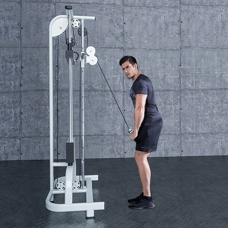 

High Quality Household Adjustable Single Pulley Pull-down Fitness Station Cross Cable Crossover Machine