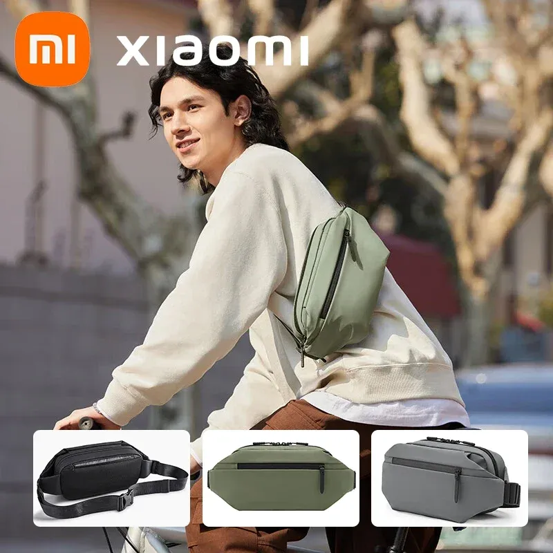  Xiaomi Mijia Multi-functional Sports Chest Bag, Leisure Chest Bag, Crossbody, Outdoor, Travel, Versatile, Compact, Unisex, Adj 