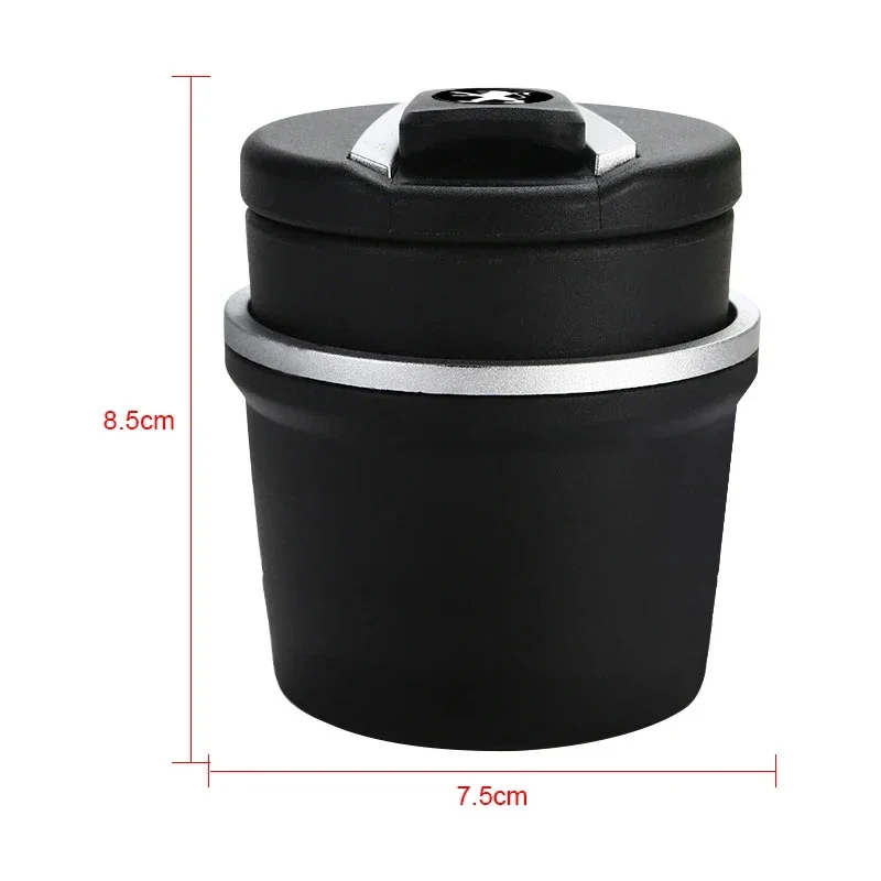 1pcs ABS Car Smoke-proof Waterproof Storage Split Ashtray Car Accessories For Peugeot 3008 206 308 207 406 407 408 508 307 2008