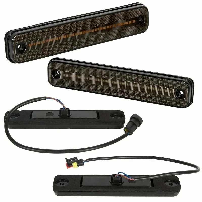 

Pkx для Jeep Cherokee 1997-2001 гг., светодиодные боковые габаритные огни переднего колеса, сигнальная лампа парковки крыла, DOT SAE, замена 55055146; 5505514