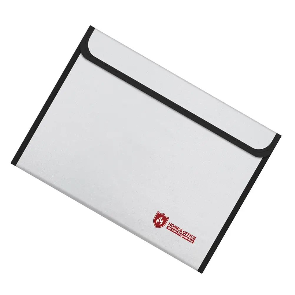 File Waterproof and Fireproof Bag Storage High Temperature Resistance Security Documents Large