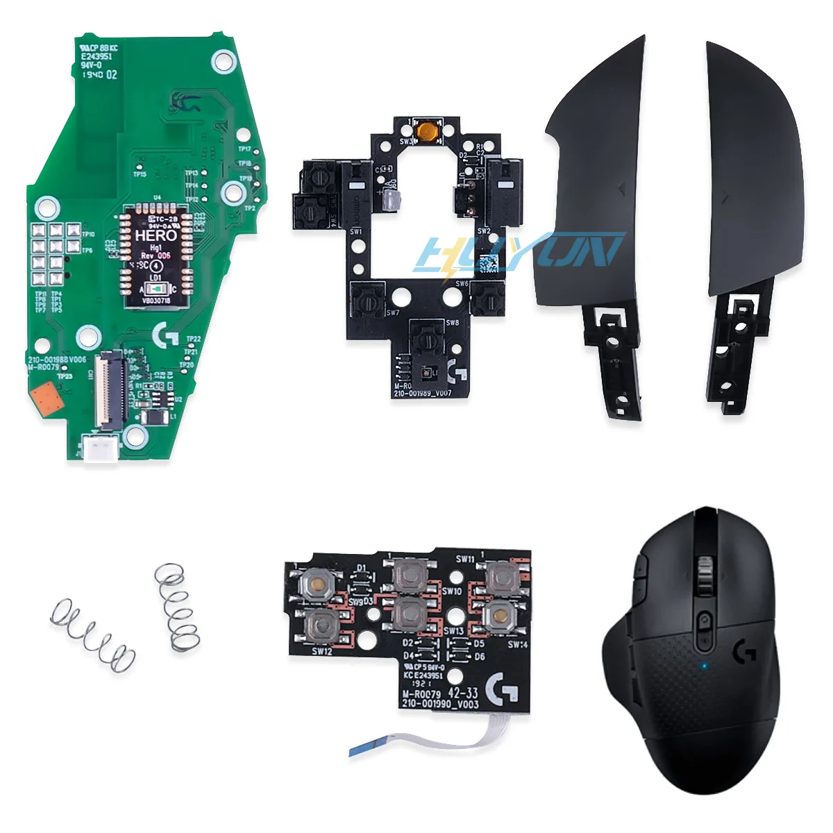 mouse motherboard Side key panel board switch shell for Logitech G604 mouse